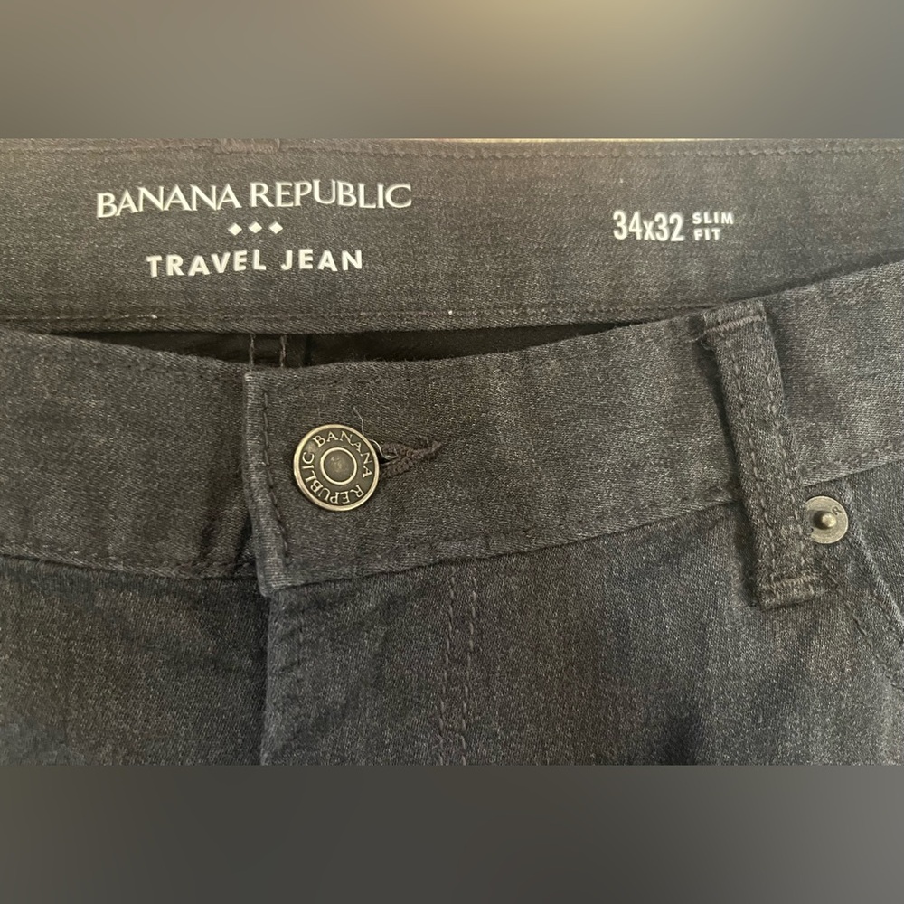 BANANA REPUBLIC WOMENS TRAVEL JEANS SIZE 34x32 - Picture 3 of 4